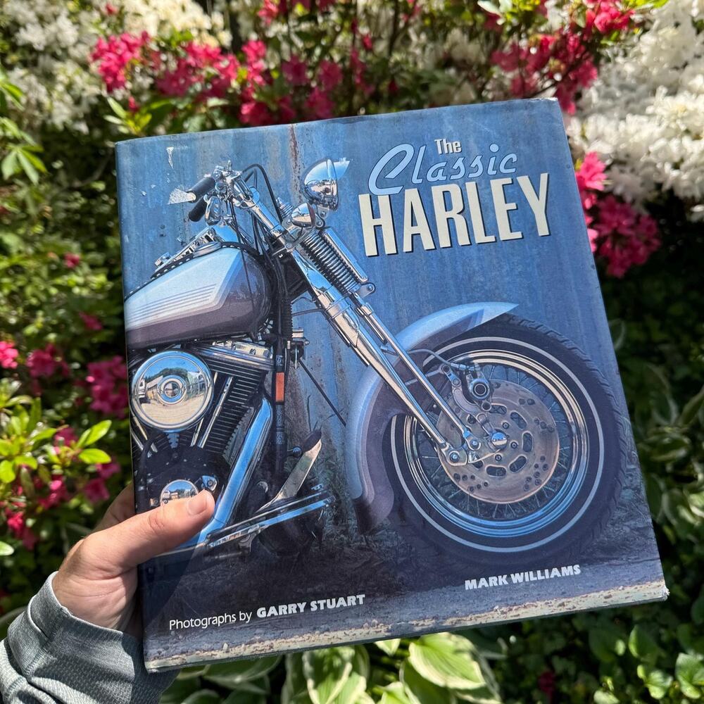 Classic Harley by Mark Williams (1993, Hardcover) vintage coffee table book